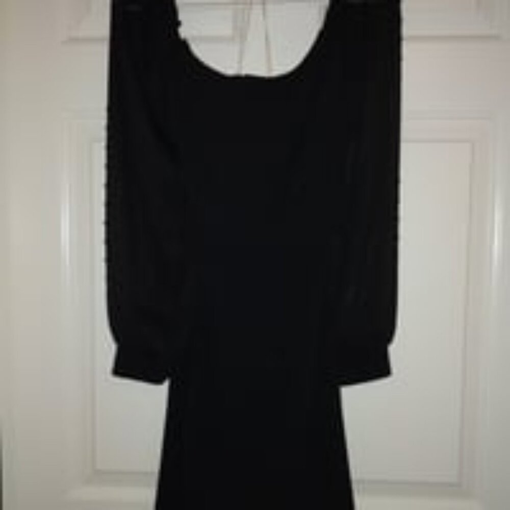 Doll size 1x black dress